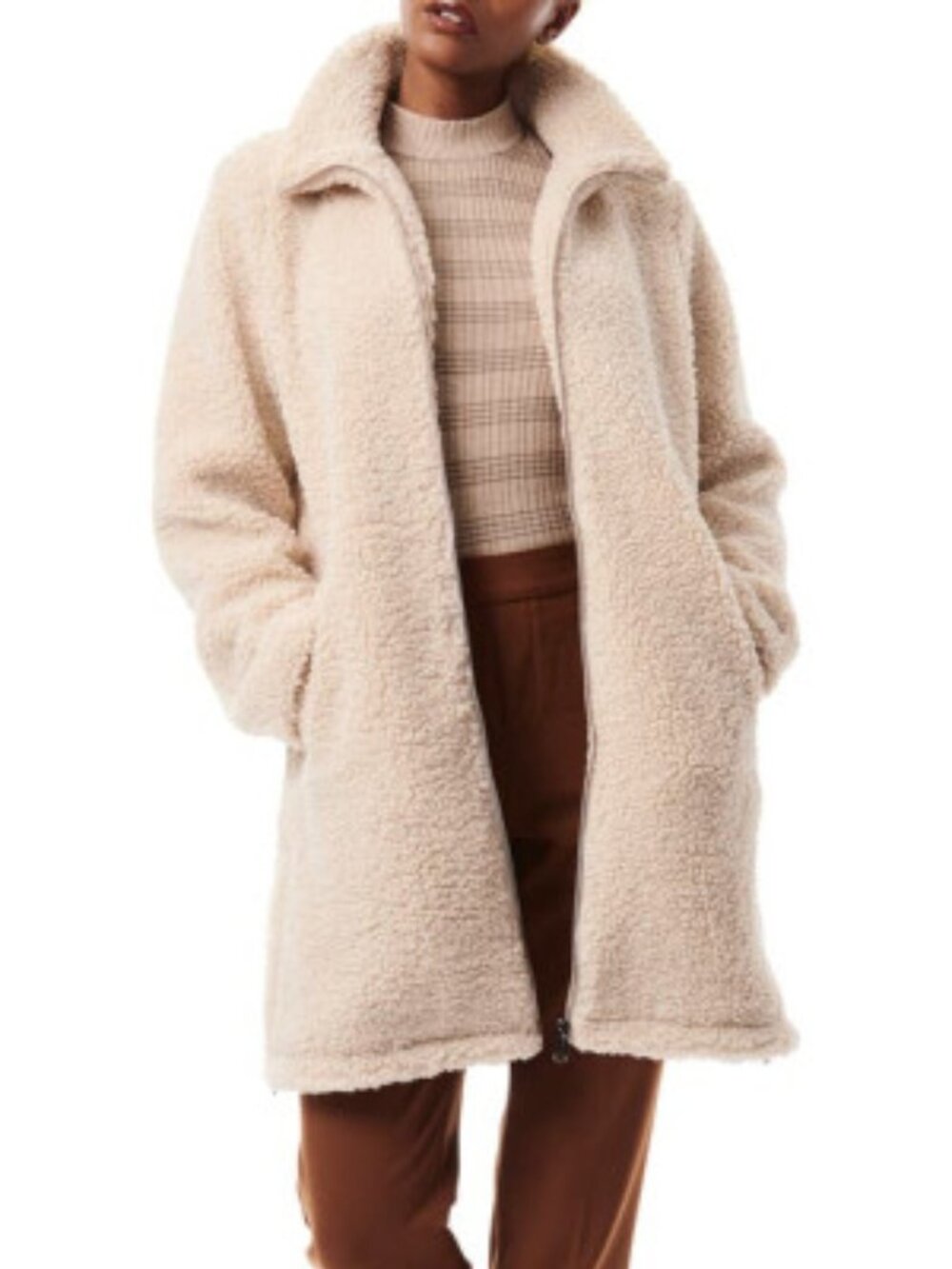 Bernardo Faux Shearling Teddy Coat - Picture 4 of 4